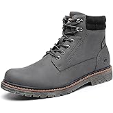 DECARSDZ Men's Fashion Lace-up Casual Chukka Boots for Men Zipper Boot