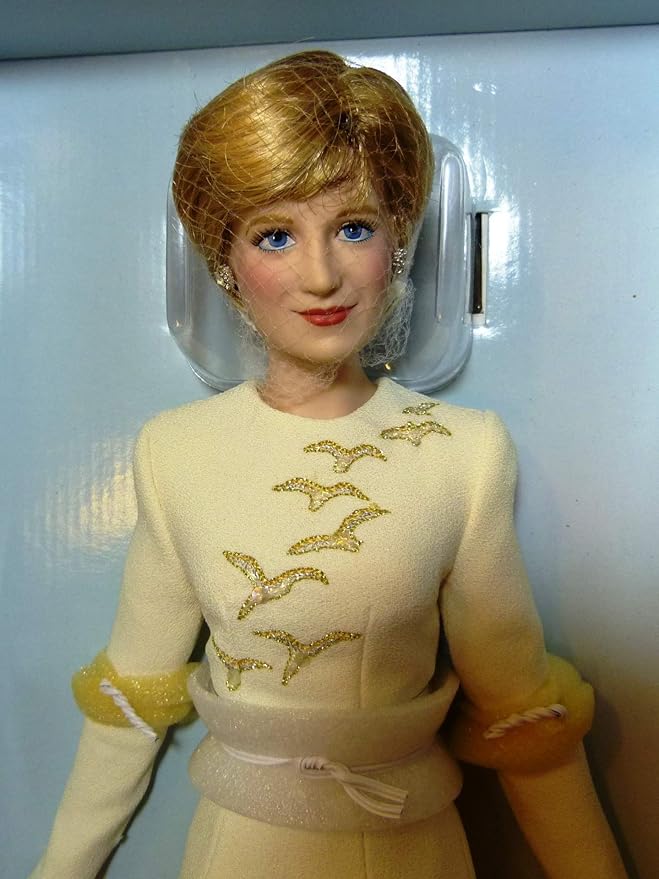 the franklin mint diana princess of wales porcelain portrait doll