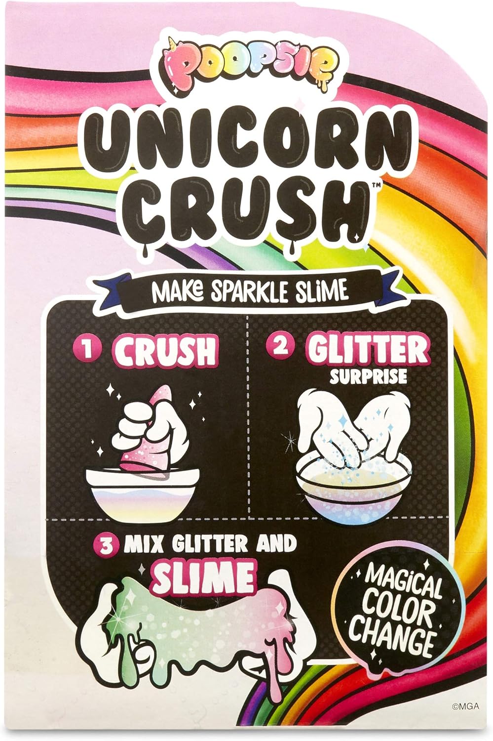 poopsie unicorn crush with glitter and slime surprise