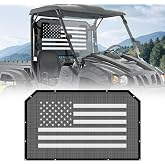 Soft Rear Window Net,for Honda Pioneer 1000/700 1000-5 1000-6 700-4 500 520 | Fits Honda Pioneer Dust Screen Windshield Mesh UTV Accessories for Dust and Wind Protection USA Flag