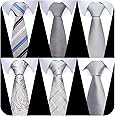 joy alice Tie For Men 6 PCS Necktie Woven Jacquard Neck Ties Set