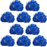 NUPTIO Royal Blue Flowers for Centerpieces: 10 Pcs 11.8 inch Diam Artificial Flower Balls for Centerpieces - Fake Flower Ball Arrangement Bouquet Rose Wedding Centerpieces for Tables Decorations