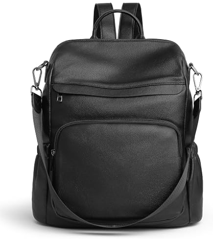TANTOMI Backpack Purse for Women, Large PU Leather Backpack