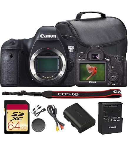 Amazon.com : Canon EOS 6D DSLR Camera (Body Only) Starter