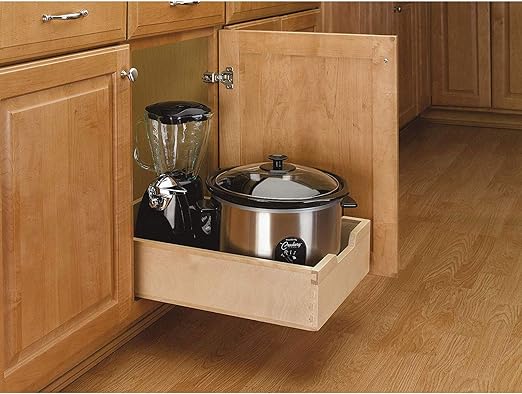 Amazon Com Rev A Shelf 4wdb 15 14 Inch Soft Close Wood Pull Out