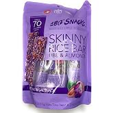 180 Snacks, Skinny Bar, Ube &amp; Almonds, 6 Bars, Total Net Wt. 3.60 oz.