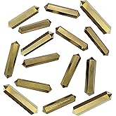 Amazing Gemstone Pyrite Crystal Points Bulk Healing Crystals - Pack of 3 Double Terminated Healing Wand Point Bulk Crystals for Crafts, Crystal Grid - Premium Crystals for Beginners Gifts