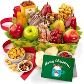 A Gift Inside Christmas Orchard Delight Fruit and Gourmet Basket Gift