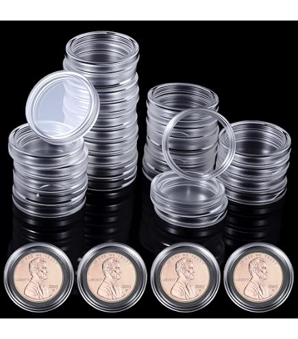 100 Capsules De Monnaie Transparentes – Protection 20 Mm Pour Pièces Commémoratives Ou Dollars – Rangement Collectionneur