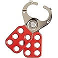 Brady - 105718 Steel Lockout Hasp With Tab, 1" Inside Jaw Diameter