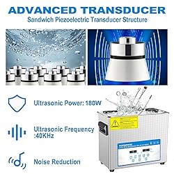 Digital Ultrasonic Cleaner with Timer&Heater Power