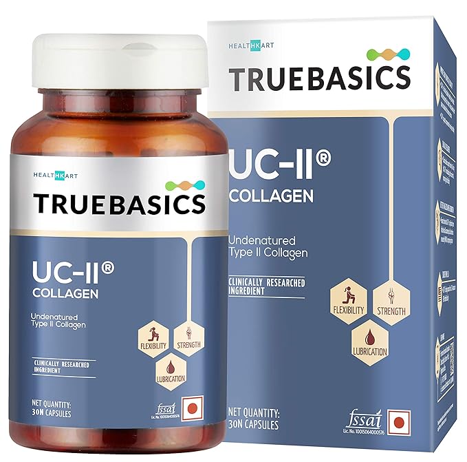TrueBasics UCII Undenatured Type II Collagen, 40mg, Clinically