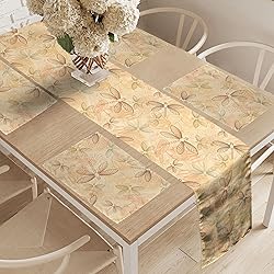 Ambesonne Vintage Table Runner & Placemats, Birds