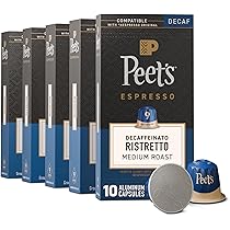 Peet's Coffee Espresso Capsules Crema Scura, Intensity 9, 50 Count