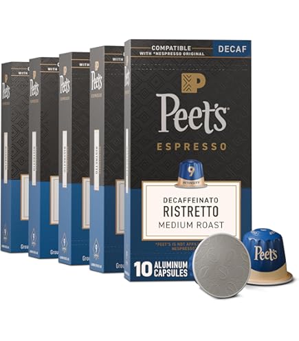 Amazon.com : Peet's Coffee, Medium Roast Espresso Capsules