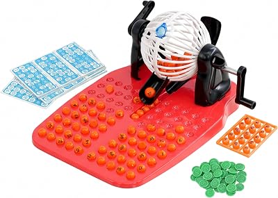 Magic Toy Shop Bingo Game Set 90 Balls 24 Cards Family Lotto Board Game Cage