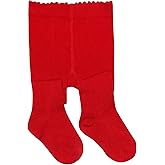 BEAR MUM Baby Girls' Seamless Organic Cotton Tights