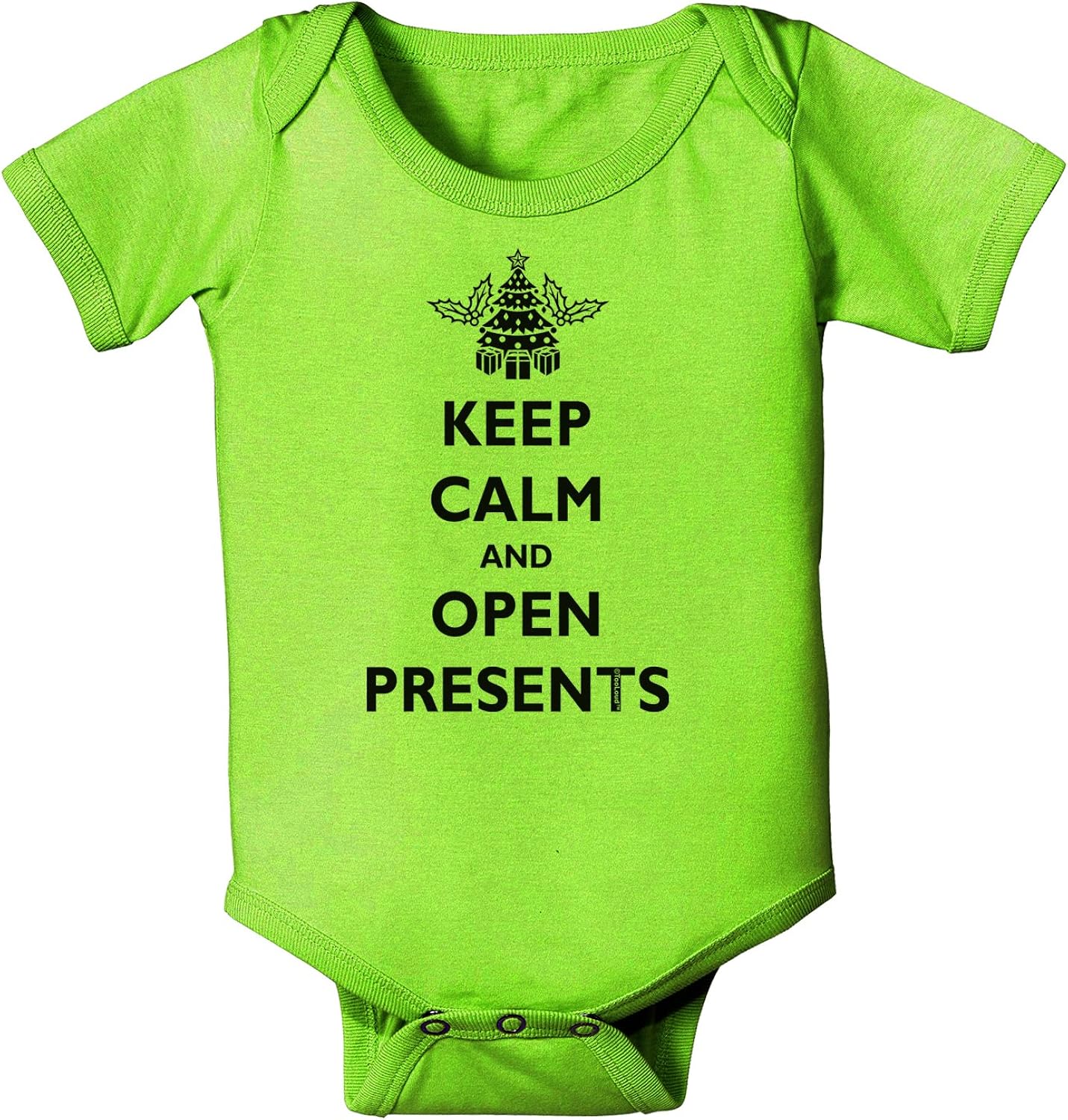lime green baby romper
