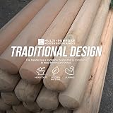 TDBS Wooden Broom Handles Pack of 25 120cm 23-24mm Diameter Multipurpose view 5