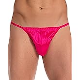 Satini Men's Underwear Satin Tanga Bikini Briefs Panties
