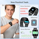 Popglory Smart Watch 1.85 inch Heart Rate Blood Pressure 110+ Sports view 4