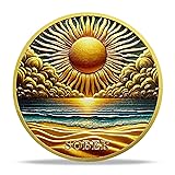 Golden Coast Sobriety Coin Gift | Sunrise and