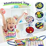 TenFans Busy Board Montessori Toys for Toddlers 3 4 5 Year Olds Sensory Travel view 3