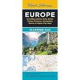 Rick Steves Europe Planning Map: Including London, Paris, Rome, Venice, Florence, Amsterdam, Vienna &amp; Prague City Maps