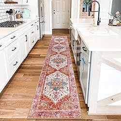 Yamaziot Washable Runner Rug, 2x10 Non-Slip Boho