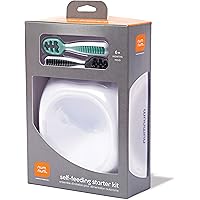 NumNum Starter Kit | Baby Bowl and Spoons Set (First Stage + Second Stage) | BPA Free Silicone Baby Feeding Supplies…