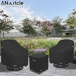ANartcle 3 Pieces Patio Bistro Sets Cover,600D