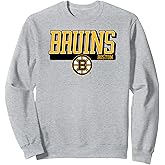 Boston Bruins Faceoff Heather Gray NHL Officially Licensed Sweatshirt