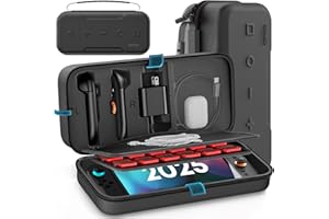 OIVO Carrying Case Compatible with 2025 Nintendo Switch, Portable Switch 2 Travel Carry Case Fit for Joy-Con 2 & Adapter, Har