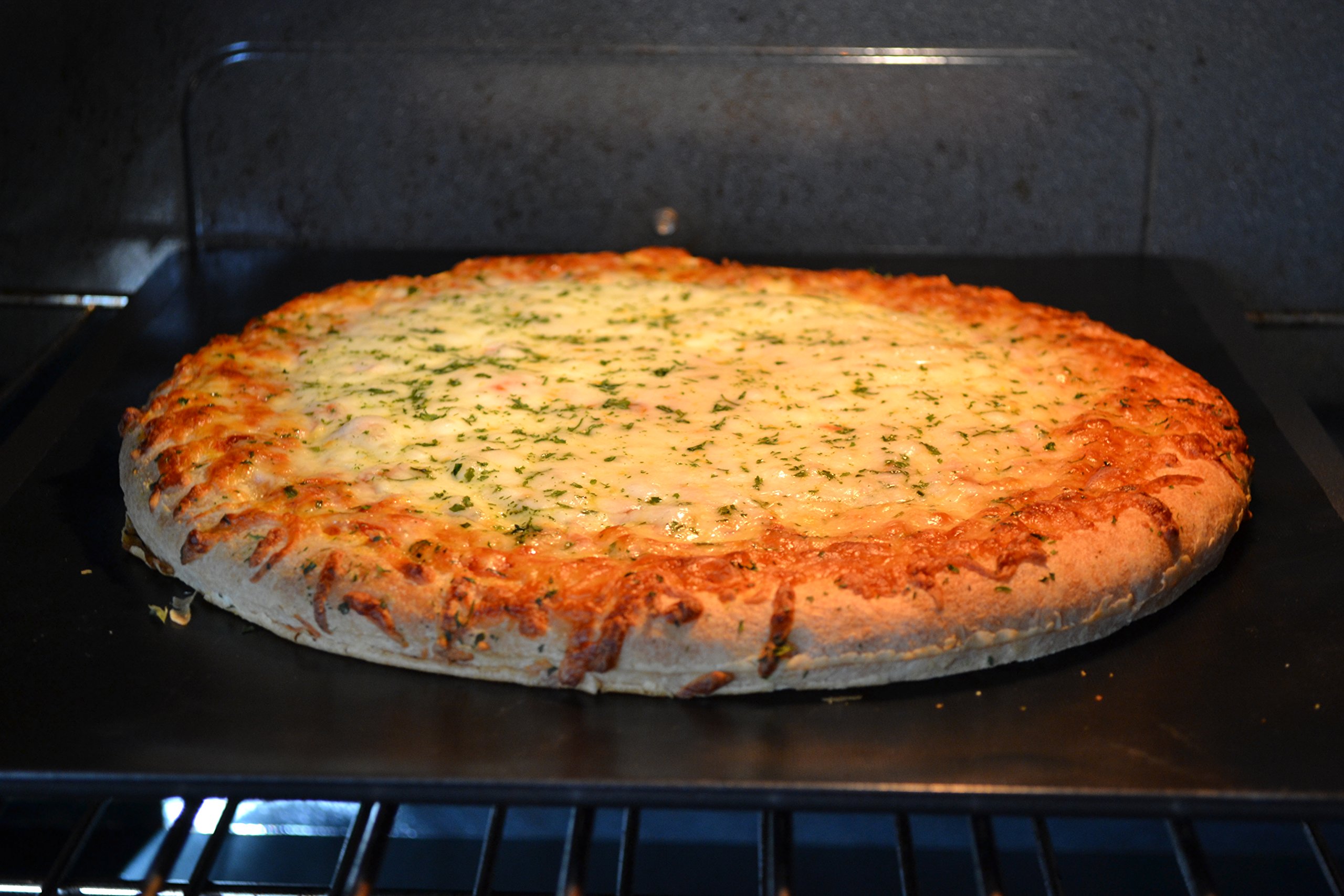 The Busy Home BBQ Grill Mat and Bake Mat with 2 Recipe eBooks - 13 by 15.75 inch in Black- Set of 2 Mats