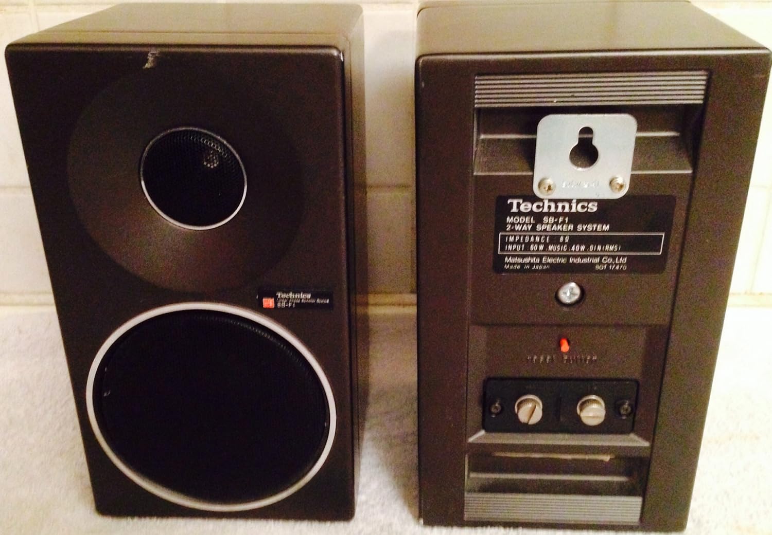 technics sb f1 speakers
