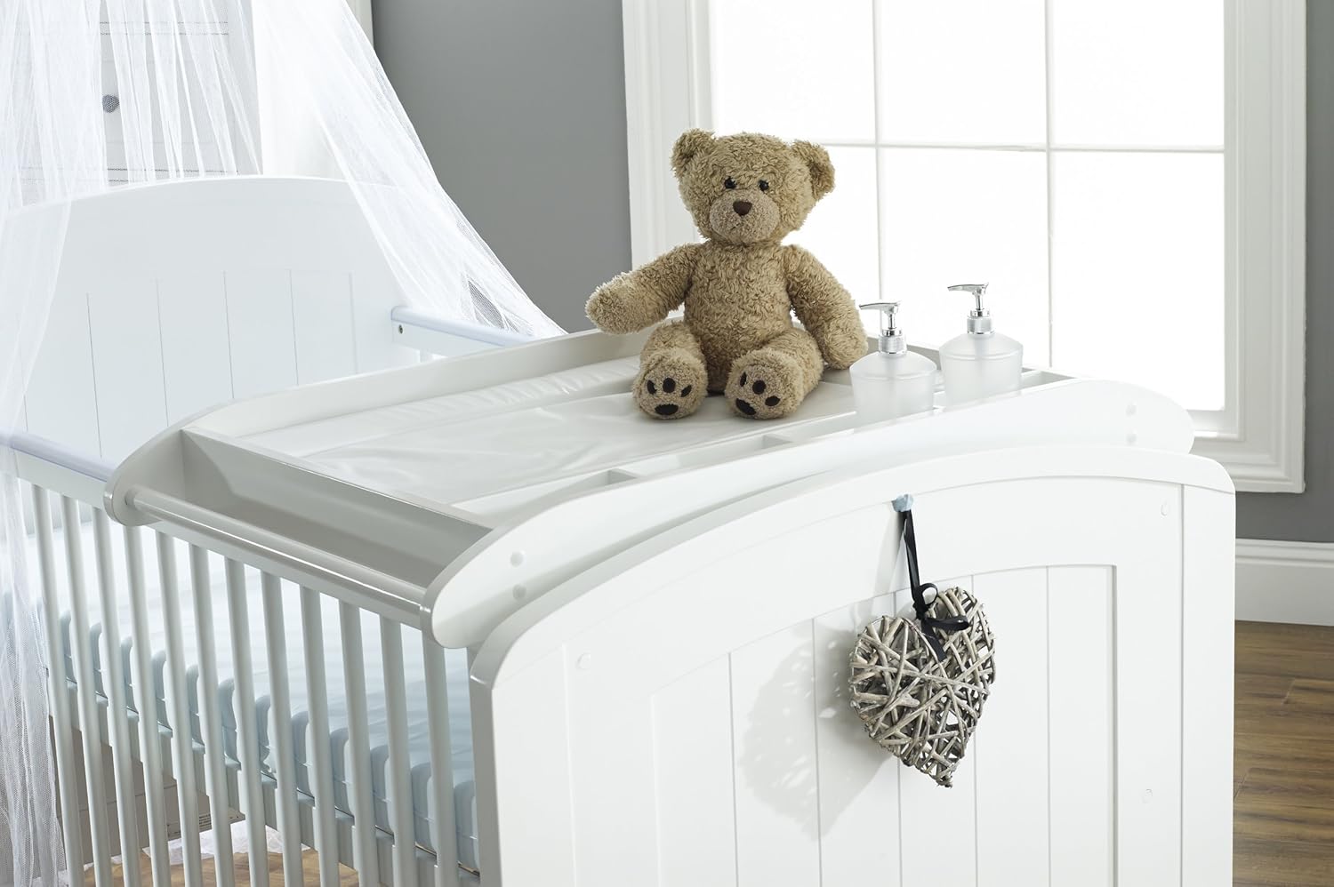 Willow Clever CotTop Changing Unit with Storage Amazon.co.uk Baby