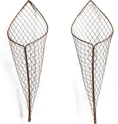 Amazon Co Jp Grila 錆びた壁掛けプランターセット コーン型ワイヤーバスケット ファームハウススタイル壁花瓶 アンティークメタル壁プランター 人工錆壁装飾 植物 ハーブ 多肉植物 壁の花瓶 ホーム キッチン