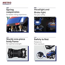 Metro Mobility 4 Wheel Powered Mobility Scooter for
