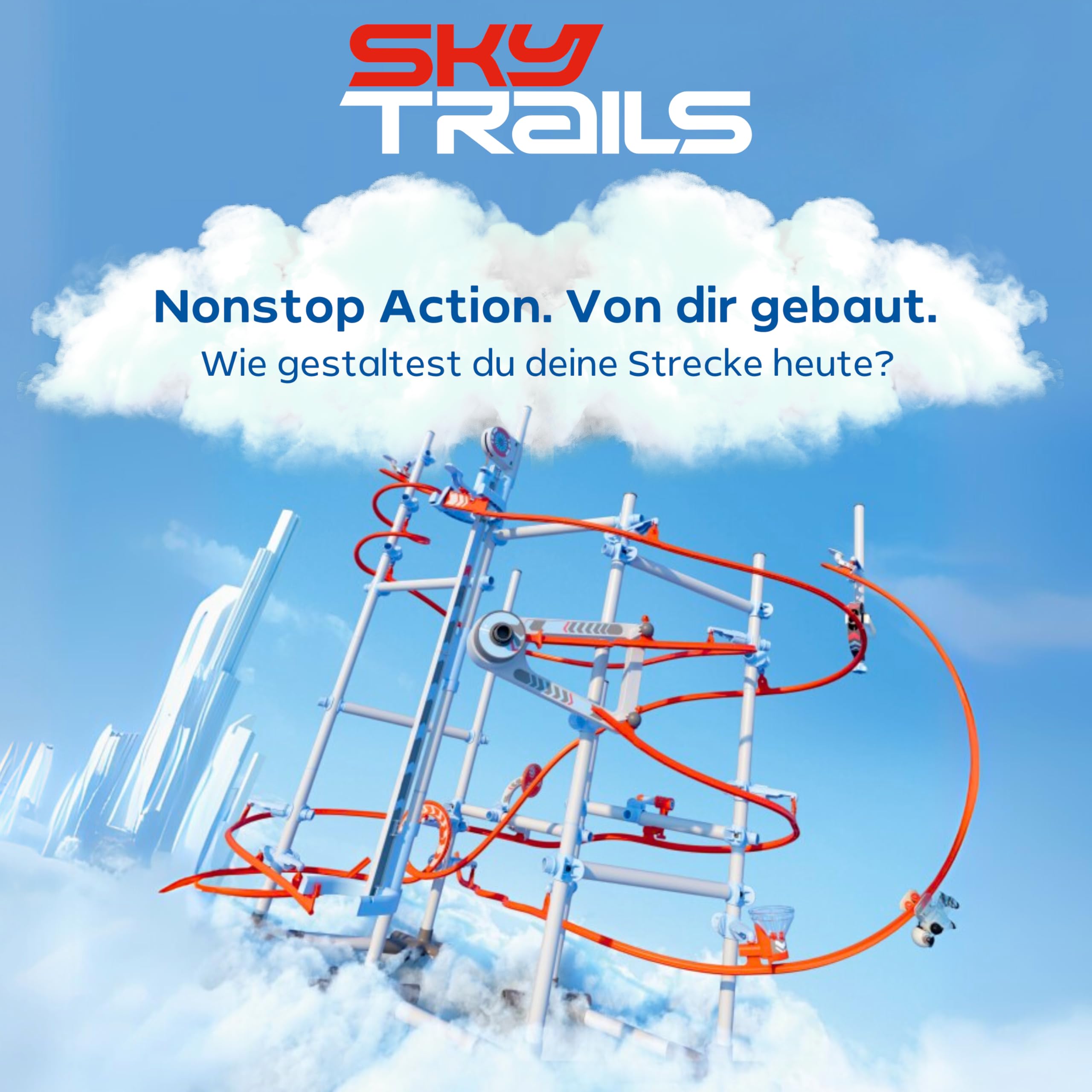 Sky Trails | Starter Kit | Konstruktionsspielzeug für fantasievolle Strecken & Abenteuer | Baue Deine eigene Welt Kinder ab 7 Jahren | 71969 6