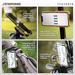 Stripebird - Original Magnetic Golf Cart Phone