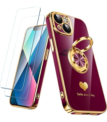 Amazon.com: XYZ for iPhone 13 Case with Stand, Phone Case with