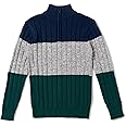 CozeeME Half Zip Long Sleeve Sweater Toddler to Big Kid
