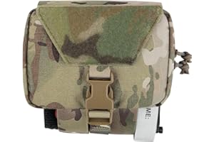 PETAC GEAR Tactical Rip Away Medical Pouch Tear Off First Aid IFAK Pouch Molle & Belt Horizontal Outdoor Emergency Survival Bag …