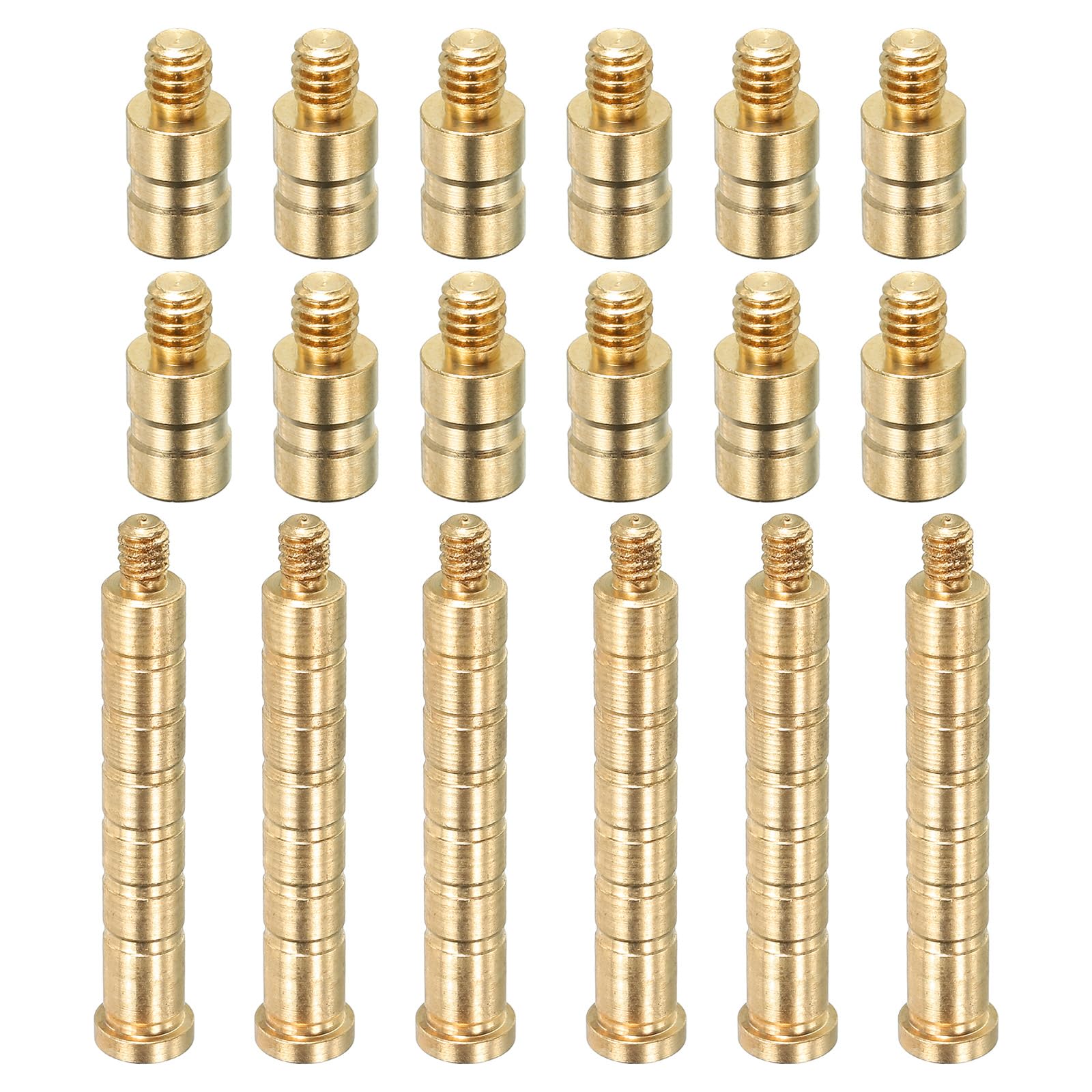PATIKIL 25/100 Grain Archery Arrow Insert, 1 Set Brass Arrow Weight Bolt for .244 Carbon Arrows