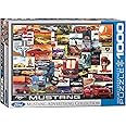 EuroGraphics Ford Mustang Vintage Ads Jigsaw Puzzle (1000 Piece) (6000-0748) , Blue