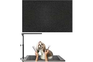 Wiojtry Dog Grooming Table Mat, (24x36inch) Dog Grooming Table Mat Pad Non-Slip, Pet Grooming Table Mat for Grooming Dogs at Home, Pet Groomers Table Mat, Easy-Clean Durability