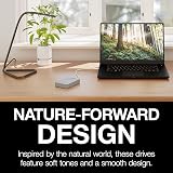 Seagate Ultra Touch 5TB External HDD Pebble Grey USB-C PC Mac Chromebook view 4