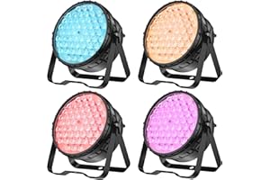 Big Dipper LED Stage Lights Par Lights 54X4W RGBW 4in1 Bright Lighting with High CRI Master-Slave DMX 512 Sound Activated Upl
