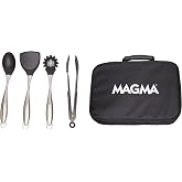 Magma CO10-233 Silicone Slotted Spoon | Non-Stick Safe, Heat Resistant to 400 Degrees, Stainless Steel Handle, BPA-Free, Cooking Utensil for Cookware