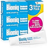 Bioniq Classic Fluoride Free Toothpaste with 20% Hydroxyapatite, Clinically Tested for Sensitive Teeth, Expert Enamel and Gum Care with Mint Flavor, Daily Use - 3.44 oz 3 Pack Family Value Size